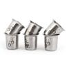 coconut Stainless Steel - Mini Tea/Coffee Glass | for Home, Office & Restaurant South Indian Style Drinkware, Ideal for Serving Tea, Coffee & Juice Pack of 6 (Capacity -100ML Each) view 1