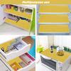 E-Retailer Fridge Drawer Mats/Fridge Mats Pack of 6 Pcs 11X17 inches(Yellow) view 2