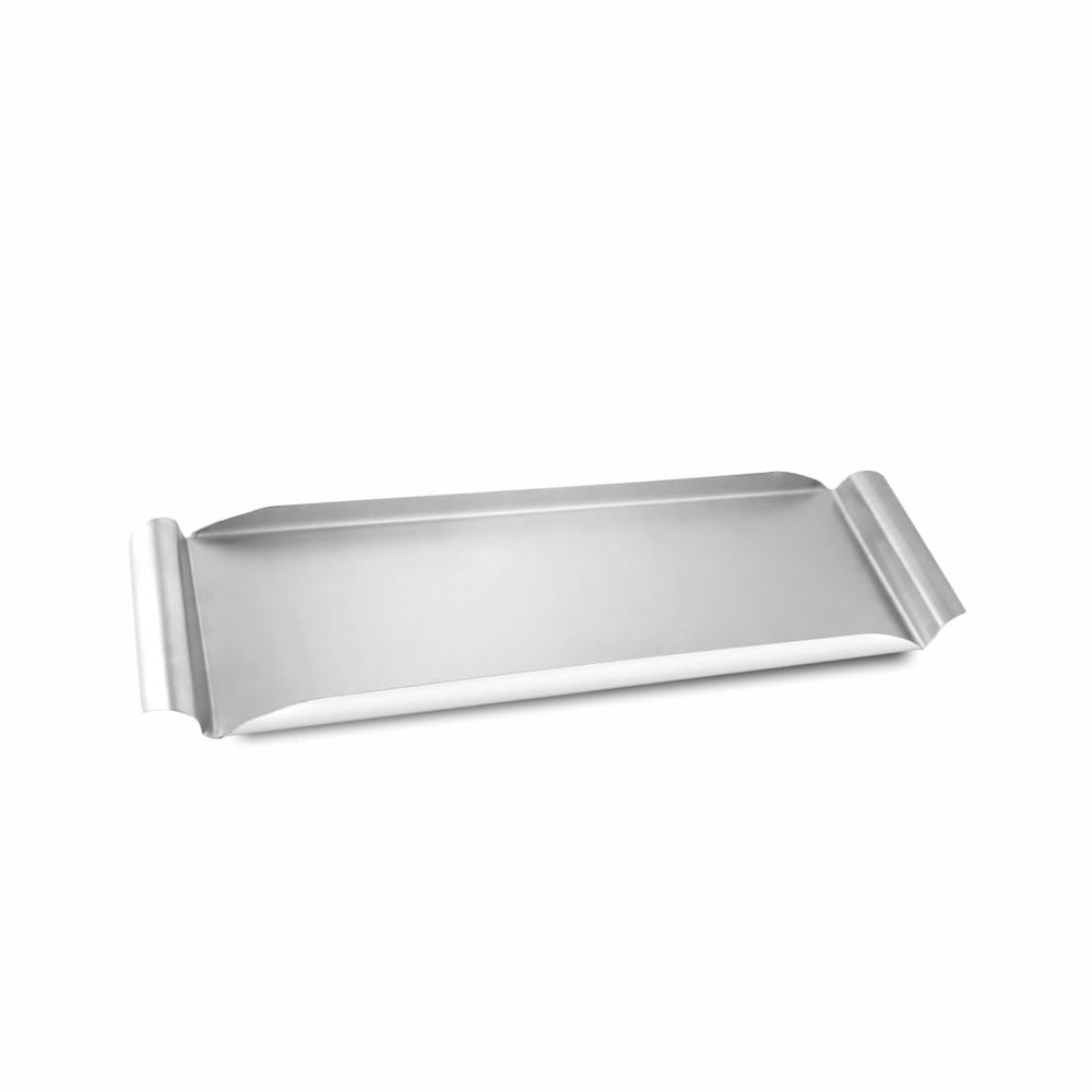 Shri & Sam Stainless Steel Serving Tray, 39.5cm, Rio Silver