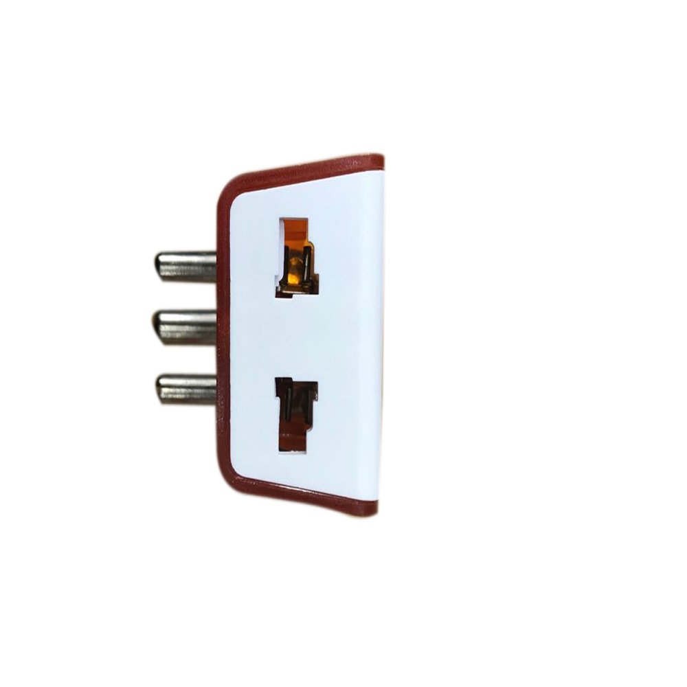 Sanleen Enterprises 3 pin Travel Universal Multi Plug with with Surge Protection and Indicator