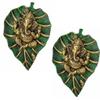 Prince Home Decor & Gifts Multicolour Handmade Decorative Feng Shui Metal Pan Leaf Hanging Metal Ganesh Ji Statue view 1