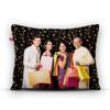 K1Gifts Shaandaar Black Personalized Satin Photo Pillow/Cushion Gifts All Ocassions 12 * 15 inch view 2