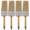 Mercury Brush Double Thickness Triple Boiled 100% Pure Nylon/Polyester Blend Round Bristles Paint Brush for All Application (Gold-4 Inch Set of 4) view 1