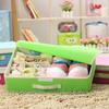 Styleys 15+1 Multi Compartment Foldable Storage Box/Closet Organizer/Non-Smell Drawer Organizer, for Underwear Closet Storage for Socks, Bra, Panty, Tie, Scarf, etc (S1016 Green) view 1