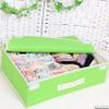 Styleys 15+1 Multi Compartment Foldable Storage Box/Closet Organizer/Non-Smell Drawer Organizer, for Underwear Closet Storage for Socks, Bra, Panty, Tie, Scarf, etc (S1016 Green) view 3