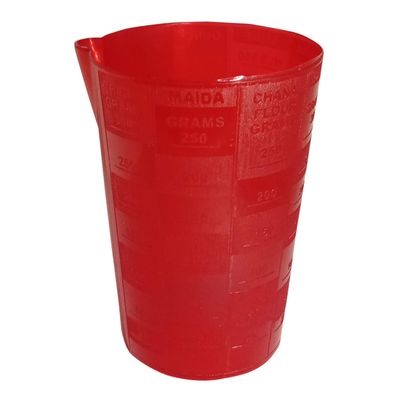 ZenShop Plastic Measuring Glass Grams, Litre, Ounce