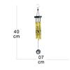 Ryme Metal Wood Bamboo Ceramic Wind Chime (40 x 10 cm, Multicolour) view 2