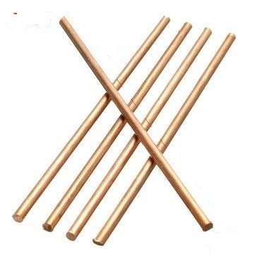 NavaHome Basics 5Pcs Diameter 3Mm Pure Copper Cu Metal Solid Rod Length 100Mm