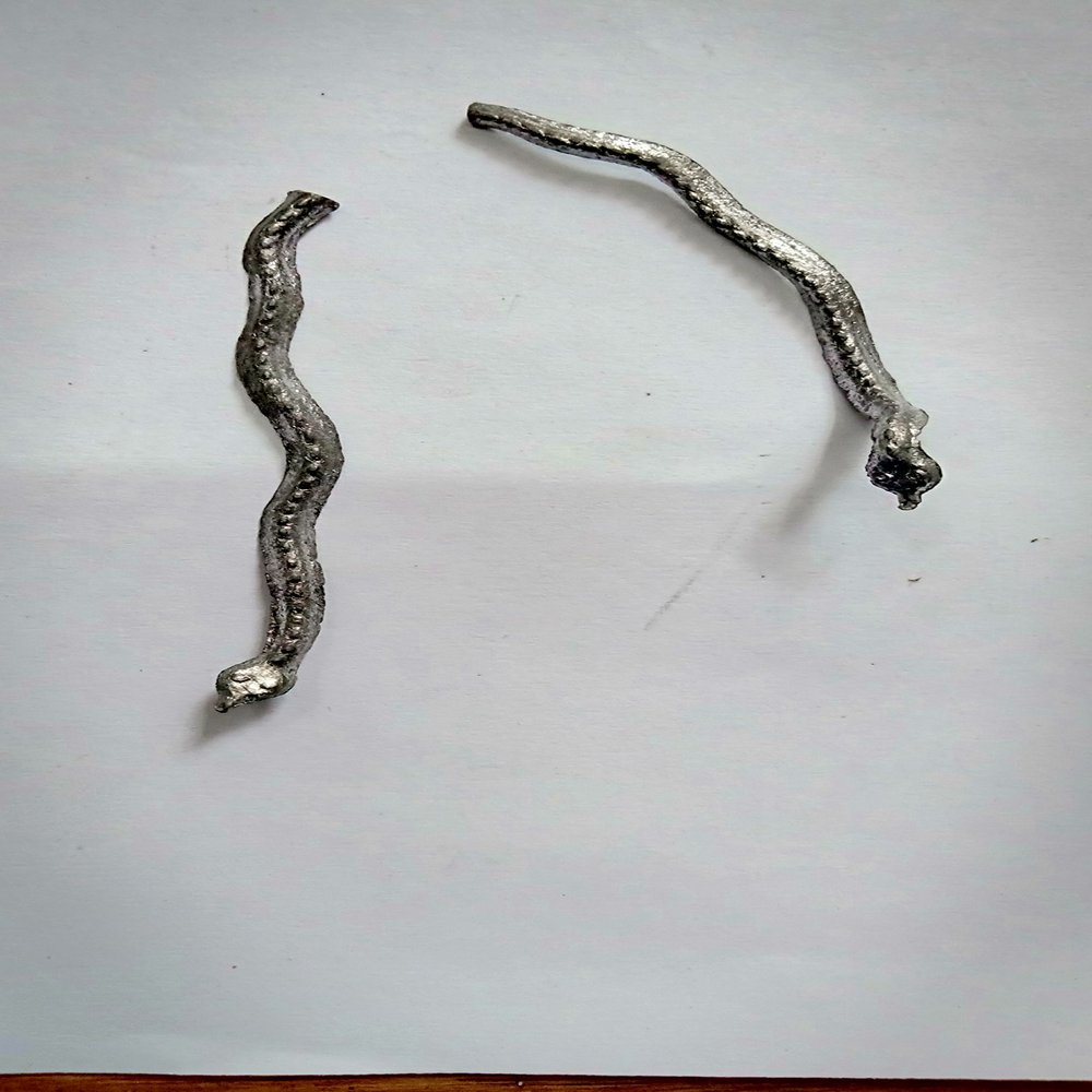 Devama the Divine Elegant Pure Ranga Lead Nag Nagin joda Pair for Snake nag Dosh