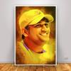 Art Bundle Indian Captain MS Dhoni Decorative Best Wall Poster For Room Office Home Wall Decals And Paintings Collection To Grace Any Place.(12 X 18 Inch) view 2