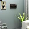 Madhuran MDF Wood Wall Hanging Small Key Holders Racks Stand 5 Hooks (Matte, Wenge) / Home Office Antique Stylish Multiple Organizer Unique Aesthetic Craft Wooden Tray view 4