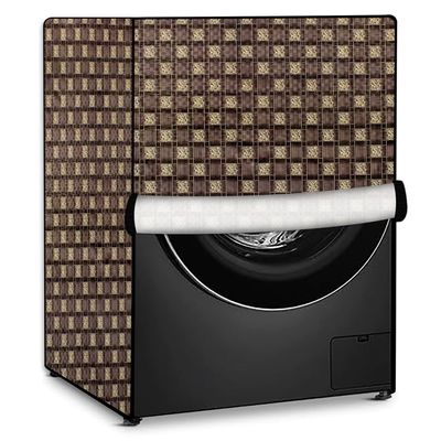 Stylista Washing Machine Cover Compatible for LG 6.5 kg Inverter Front Load FHT1065SNW.ABWPEIL Printed