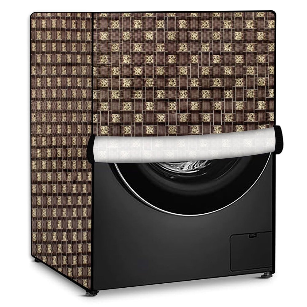 Stylista Washing Machine Cover Compatible for LG 6.5 kg Inverter Front Load FHT1065SNW.ABWPEIL Printed