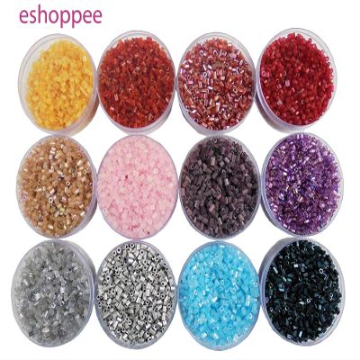 eshoppee 240 Gm Glass Cut Beads Approx 18000 Pcs glass seed beads for jewellery making kit art and crafts materials for embroidery necklace bracelet earring making materials diy kit