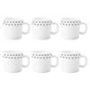Larah by Borosil Fabula Opalware Mug Set, 6-Pieces, White view 1