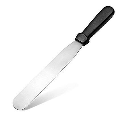 Bakers Pardise Cake Icing Spatula, Cake Fondant Icing 8-inch (Silver)