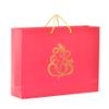 PPJ  - GANESH (FOIL PRINTED) PAPER CARRY BAG, 16 Inch X 12 Inch X 4 Inch for DIWALI/WEDDING/FUNCTION/BIRTHDAY/RETURN GIFTS/CHRISTMAS (Pack of 5) view 1