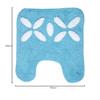 Saral Home Cotton Bathmat with Contour mat(Turquoise, 40X60 CM) view 3