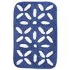 Saral Home Cotton Rectangular Bathmat With Contour Mat(Blue, 40X60 Cm) view 3