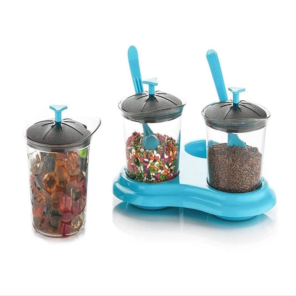 Kytaste Fibre Pickle Container - 1000 ml, Multicolored