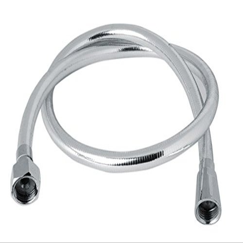 SHRUTI Shower Tube Full Silver (Pipe for Hand Faucet in Toilet & Bathroom) 2 Meter Pack of 2 Piece (1167 Full Cp)