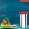 SIGNORA WARE Stainless Steel Tumbler With Lid | Easy To Carry | Airtight | Grip & Comfort | Best For Hiking & Travelling | Gym & Fitness | Useful For Office, Workspace & Outgoings ( 420 Ml | Red ) view 2