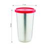 SIGNORA WARE Stainless Steel Tumbler With Lid | Easy To Carry | Airtight | Grip And Comfort | Best For Hiking & Travelling | Gym And Fitness | Useful For Office, Workspace & Outdoors ( 420 Ml | Pink ) view 2