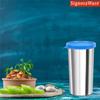 SIGNORA WARE Stainless Steel Tumbler With Lid | Easy To Carry | Airtight | Grip And Comfort | Backpacking , Hiking , Travelling | Gym And Fitness | Office, Workspace & Outgoings ( 420 Ml | Blue ) view 2