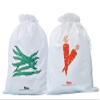 Arka Home Products 100% Cotton Vegetable Drawstring Storage Fridge Bags Eco-Friendly, Non-Toxic, Washable, Reusable (10 X 12 Inches,Off-White) - Set Of 6 view 2