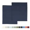 Linenovation Cotton 300 TC Pillow Cover, Standard -18 x 28 Inch, Dark Blue, 2 Pieces view 2
