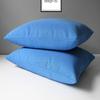 Linenovation Cotton 300 TC Pillow Cover, Standard -18 x 28 Inch, Sky Blue, 2 Pieces view 2