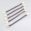 Global Tech 4 Pin 5050 3528 Led Rgb Connector Wire Led Strip Extension Cable (10 Cm) -4 Pieces, Multicolor view 4