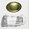 Cloudsell Glass Container With Lid - 200 ml, 6 Pieces, Clear view 4