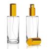 Pure Source India Spray Glass Bottle with Pump and Cap (Clear) - Set of 2 view 1