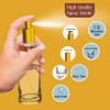 Pure Source India Spray Glass Bottle with Pump and Cap (Clear) - Set of 2 view 2