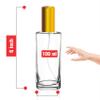 Pure Source India Spray Glass Bottle with Pump and Cap (Clear) - Set of 2 view 4