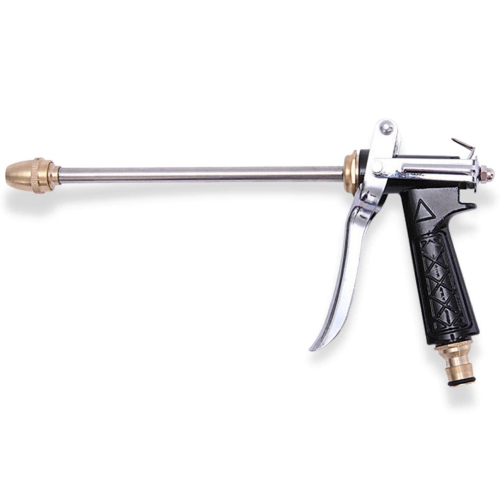 SYGA High Pressure Brass Nozzle Water Spray Gun Car/Bike/Gardening Wash, Stainless Steel;Brass;Zinc