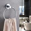 Handy Bathroom Accessories Stainless Steel Round Shape Towel Ring |Napkin Holder 2pcs view 2