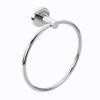 Handy Bathroom Accessories Stainless Steel Round Shape Towel Ring |Napkin Holder 2pcs view 3