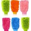 Gannu Double-Sided Standard Microfiber Cleaning Gloves Scratch-Less and Reusable Duster for Wet or Dry Applications - Set of 6 view 1