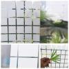 CVANU Privacy Window Film 2 Inch Chek Designs Frosting Film Window Sticker Frosted Vinyl Sheets for Front Door/Bathroom/Sidelight/Small Windows, 24''x48'' view 1