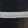 The Design Cart Off White Cotton Lace (1 Inches) (10 Metres) (Design 31)- Used for Trims, Borders, Embroidered Laces, Applique, Fabric lace, Sewing Supplies, Cotton Work lace. view 1