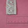 The Design Cart Off White Cotton Lace (1 Inches) (10 Metres) (Design 31)- Used for Trims, Borders, Embroidered Laces, Applique, Fabric lace, Sewing Supplies, Cotton Work lace. view 3