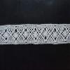 The Design Cart White Cotton Lace (1 Inches) (10 Metres) (Design 34)- Used for Trims, Borders, Embroidered Laces, Applique, Fabric lace, Sewing Supplies, Cotton Work lace. view 1