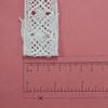 The Design Cart White Cotton Lace (1 Inches) (10 Metres) (Design 34)- Used for Trims, Borders, Embroidered Laces, Applique, Fabric lace, Sewing Supplies, Cotton Work lace. view 3
