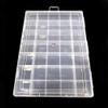SPC Plastic Grid Box Organizer for Jewelry, Hair Pins, Medicines, Craft Material, Hardware with 35 Partitions/Sections, White view 1