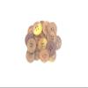 Nimida Wooden Button Coffee Brown Colour Dia 25 mm, 4 Holed for Sewing and Art and Craft Pack of 40 view 1