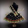 Salvus App SOLUTIONS Beautifully Handmade Kali MATA Dress Poshak for Pooja (7x13 cm, Black) view 4