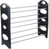 EEMWAY Foldable Shoe Rack with 4 Shelves (Plastic Rod) view 3