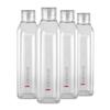 CELLO Venice Exclusive Edition Water Bottles Set of 4, 1000ml Each Clear | Unbreakable, Food Grade, Air Tight, Leakproof Bottle Set | Reusable Set of Fridge Pet Water Bottles For Home, Office, Gifting view 1